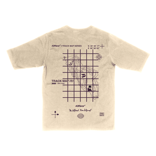 T-SHIRT TRACK MAP SERIES ADRACER